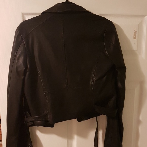 Dynamite Faux Leather Moto Jacket NWOT - Picture 3 of 3